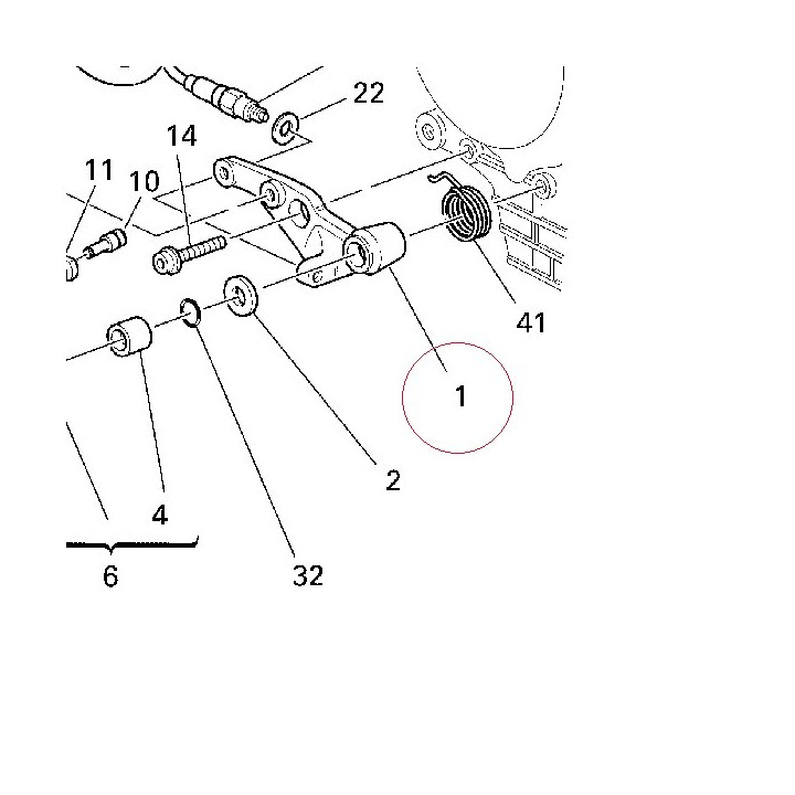 Bracket, rear master cylinder 82911841A