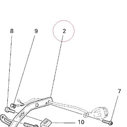 Left holder 82912051A