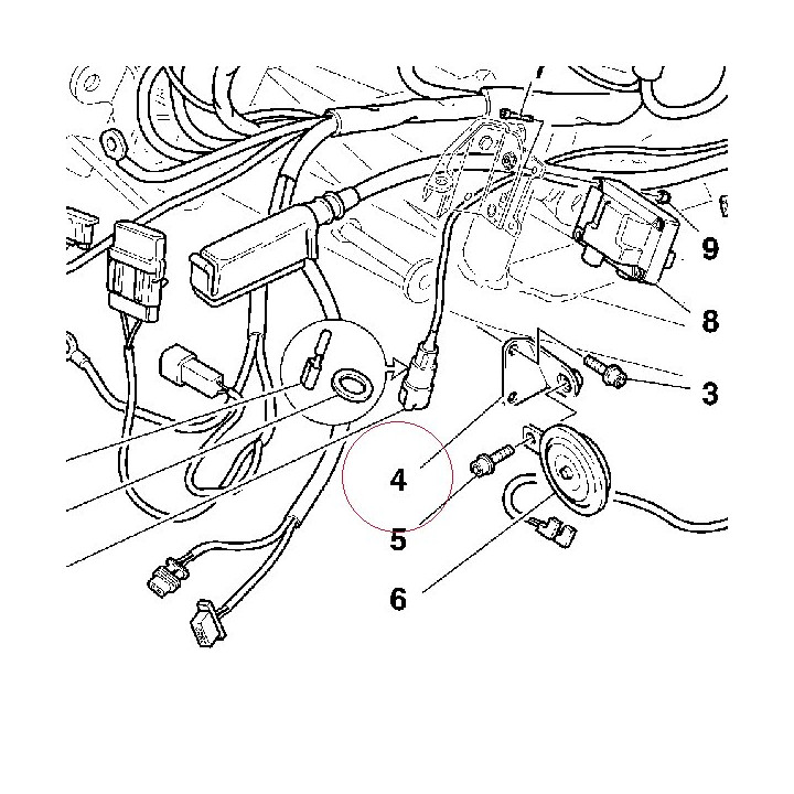 Horn bracket 82912171A