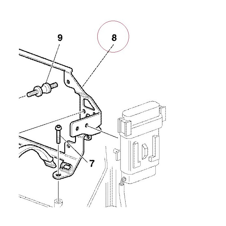 Bracket, igniter 82912301B