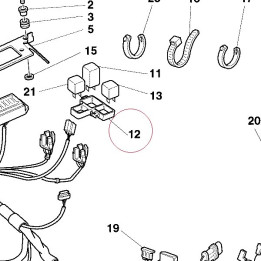 Bracket, relay 82912561B