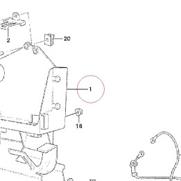 Battery holder 82912821A
