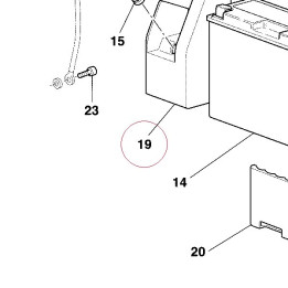 Battery holder 82912871A