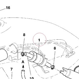 Bracket, fuel pump 82912961A