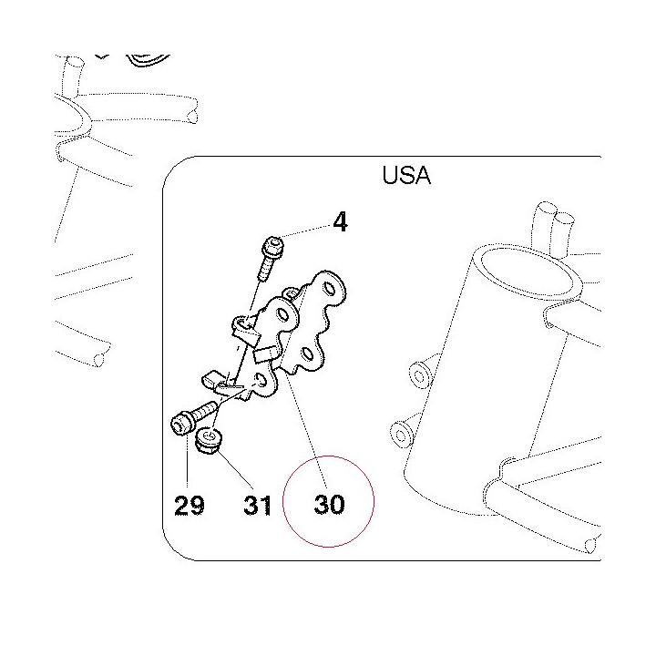 Headlight bracket 82913641A