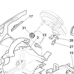 Bracket, headlight right 82913691B