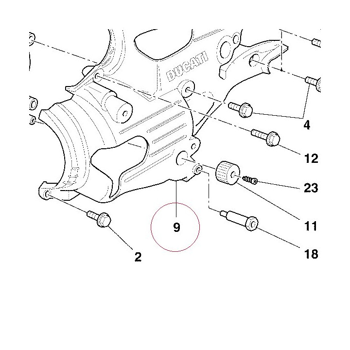 Bracket, headlight left 82913701A