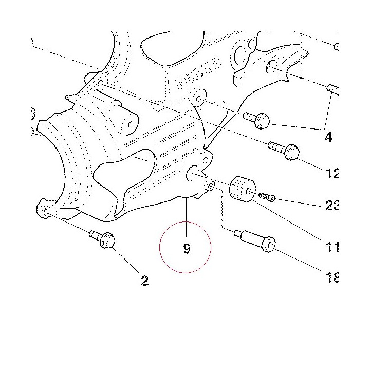 Bracket, headlight left 82913701B