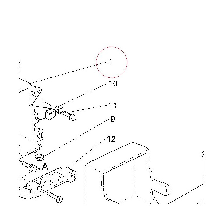 Battery holder 82914061A