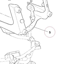 Headlight holder 82914321A
