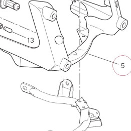 Headlight holder 82914322A