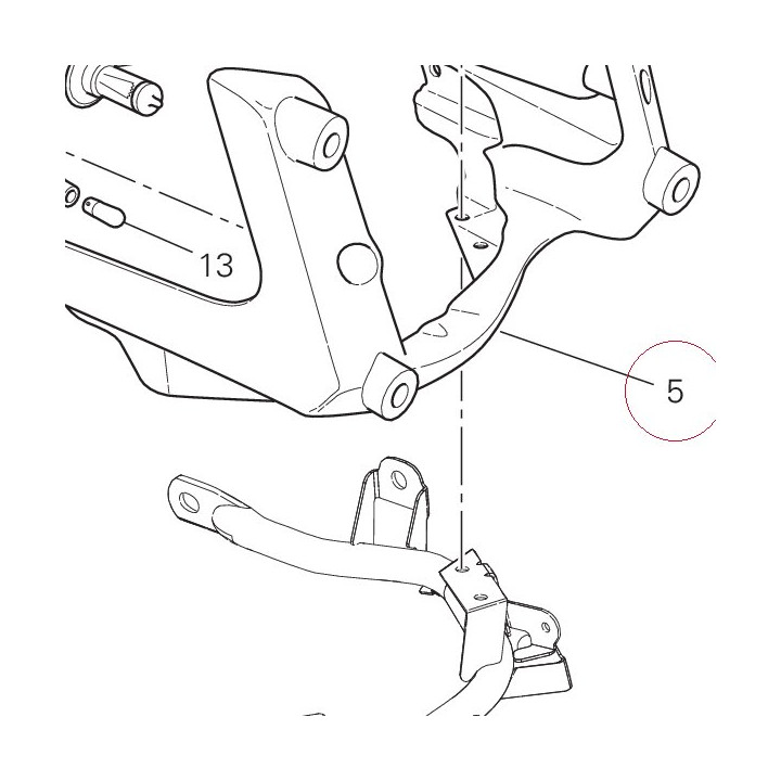 Headlight holder 82914322A