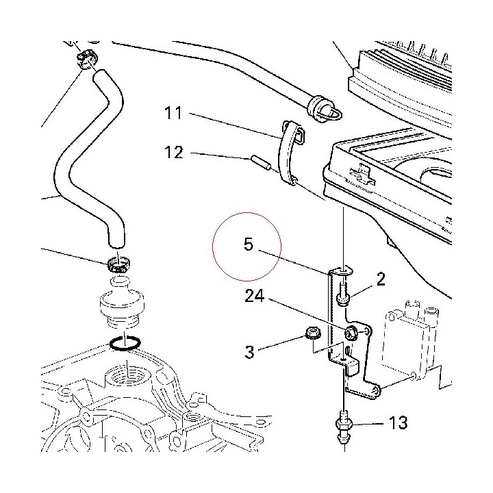 Bracket, air cleaner case 82914861B