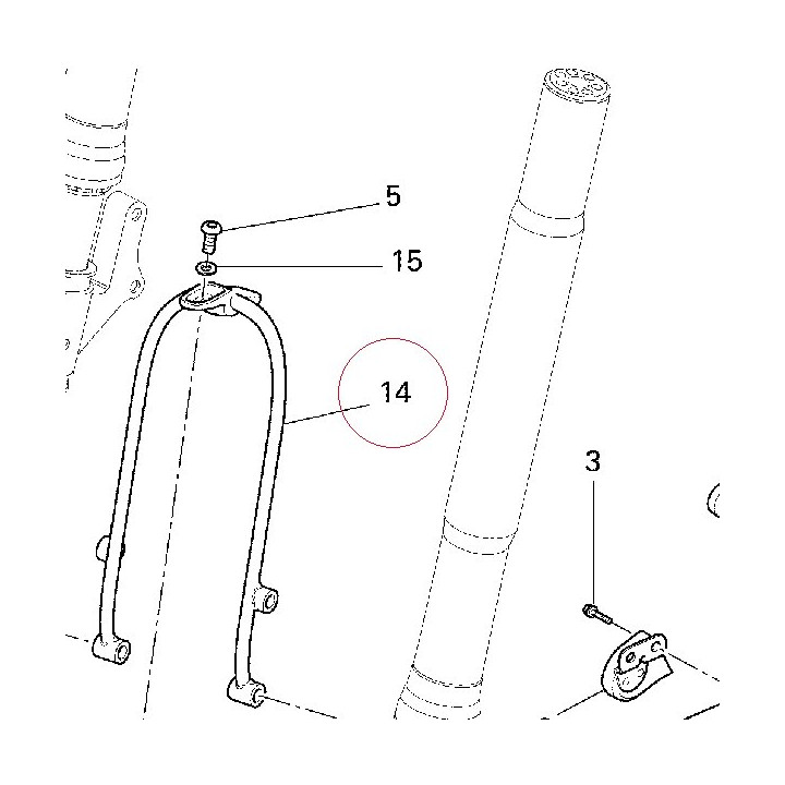 Brace, front fender 82916661A
