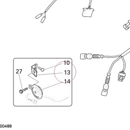 Bracket, horn 82917041A