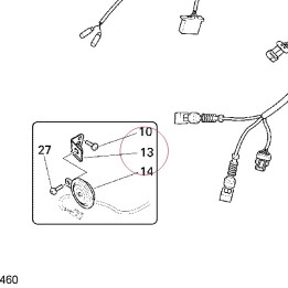 Bracket, horn 82917042A