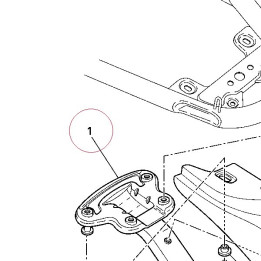Bracket, rear fender 82917131A