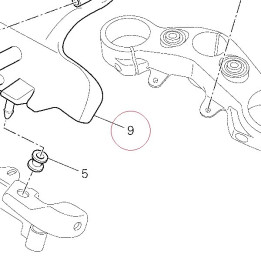 Bracket, headlight 82917462A