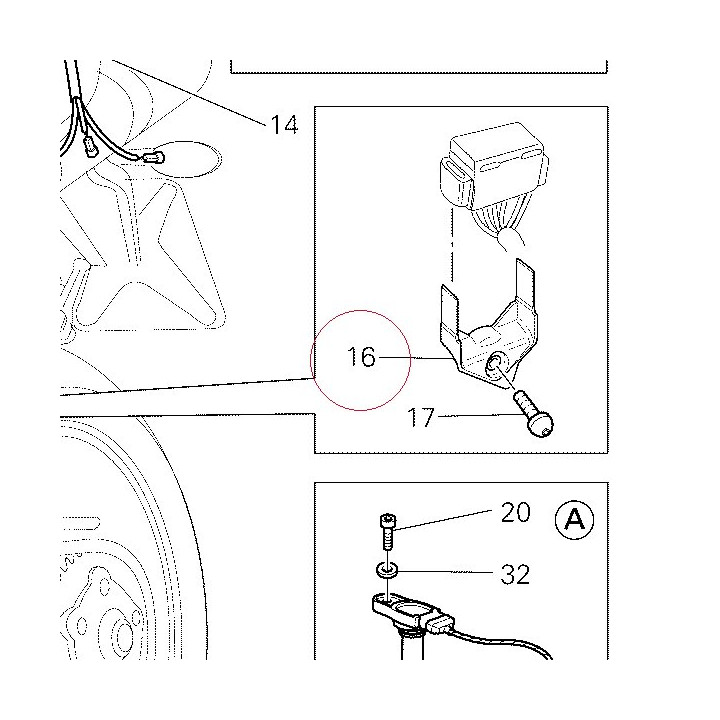 Bracket, fuse box 82917561A