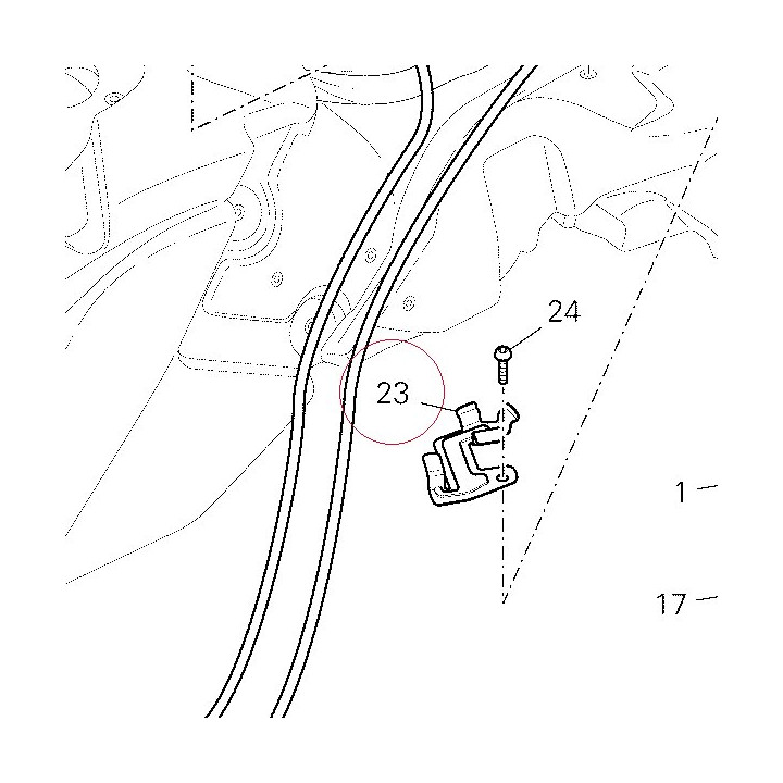 Bracket, connector 82918221A