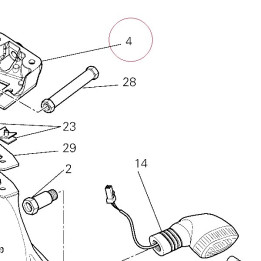 Bracket, silencer 82919471A