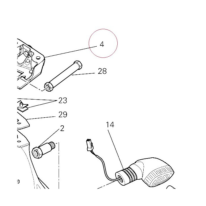 Bracket, silencer 82919471A
