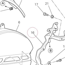 Bracket, headlight 82919673AD
