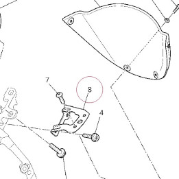 Right bracket 82919681A