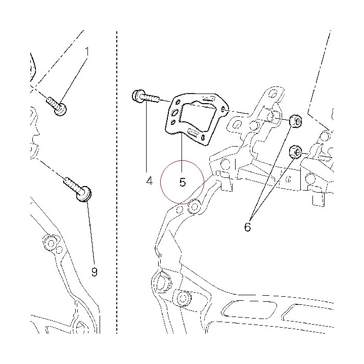 Left bracket 82919711A