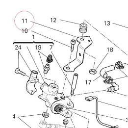 Bracket, brake fluid tank 82919771A