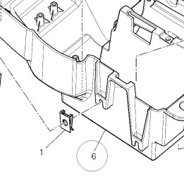Battery holder 82919871A
