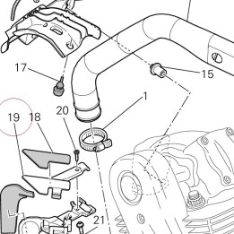 Hose guide ABS upper 82919921A