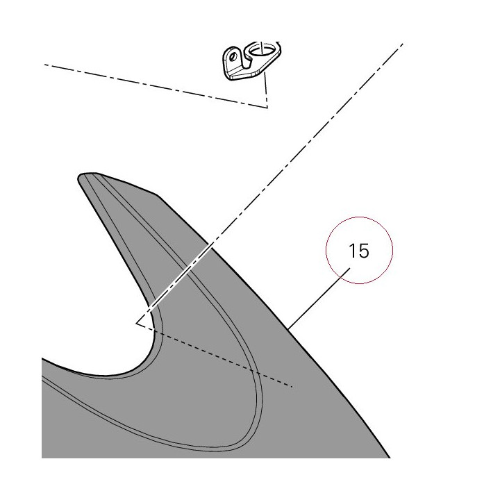 Bracket, head lamp, upp 8291A021AB