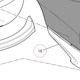 Bracket, head lamp, lwr 8291A032A