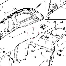 Right holder 8291A081B