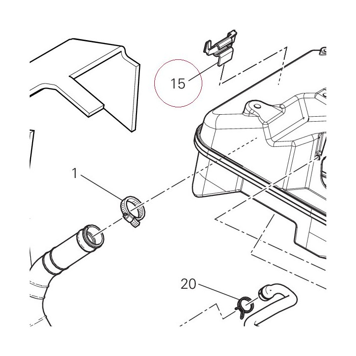 Connector holder 8291A171A