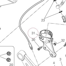 Bracket, brake fluid tank 8291A181B