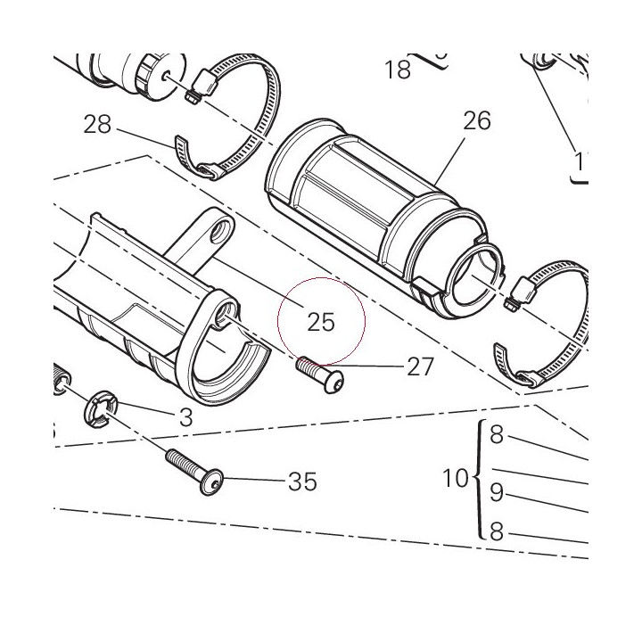 Tank support 8291A201A