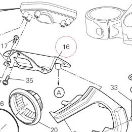 Headlight holder centre 8291A211AA