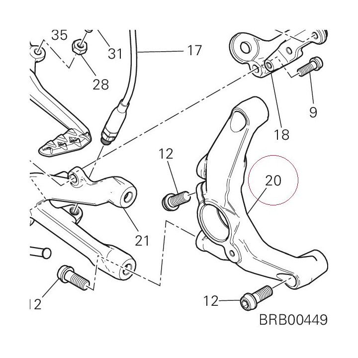Right holder 8291A441AA