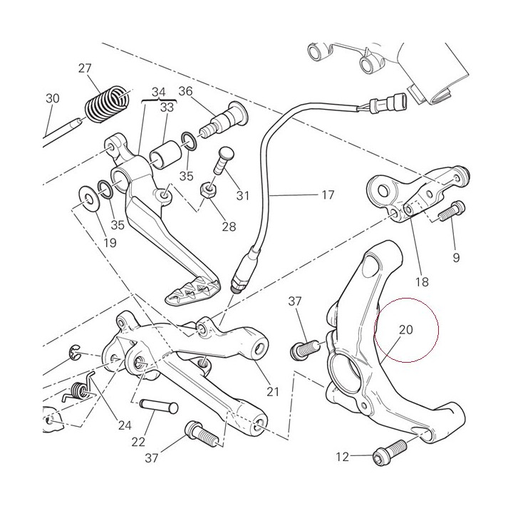 Right holder 8291A441BA