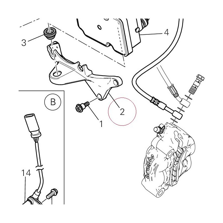 Holder ABS 8291A743A