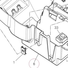 Battery holder 8291A802A