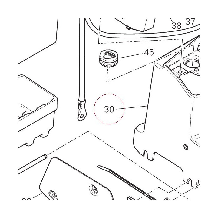 Battery holder 8291B632B