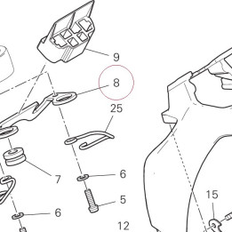 Bracket, connector 8291B651AA