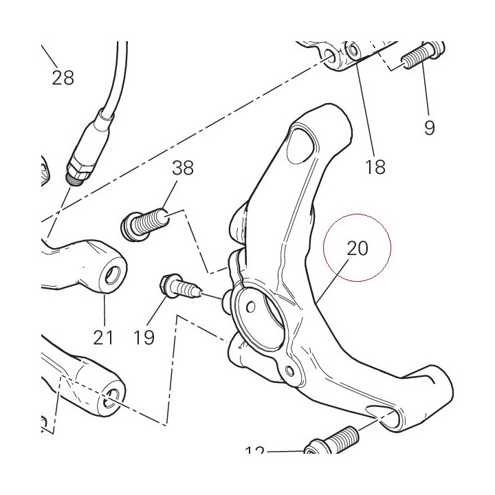 Right holder 8291B731AA