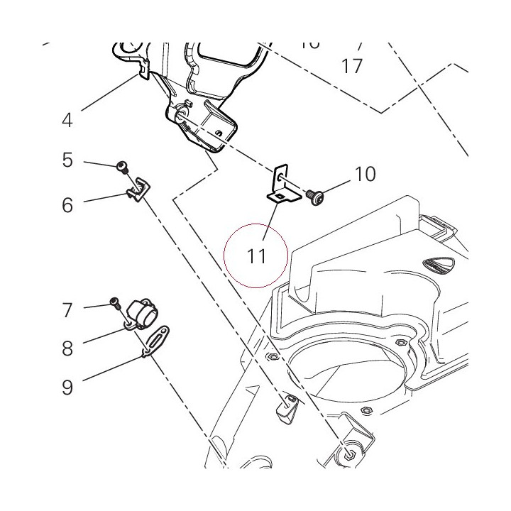 Connector holder 8291B771AA