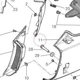 Left holder 8291C312A