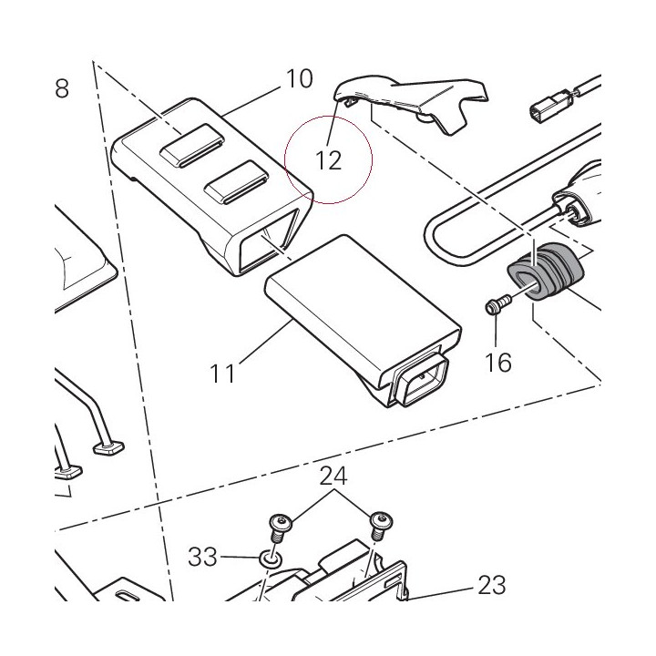 Left cover 8291C631A