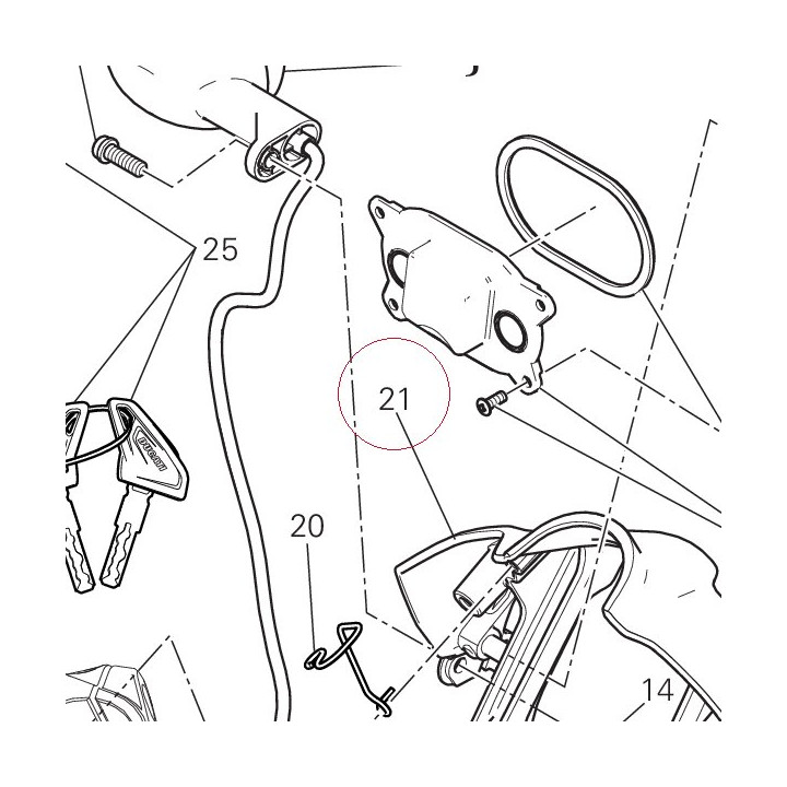 Headlight bracket 8291D021CA